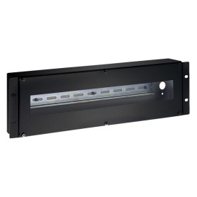 Compartimento 19" DIN 440x132x55mm 3U preto