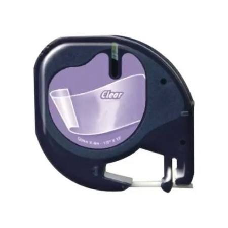 Dymo LetraTag S0721530 Cinta de Etiquetas Clear Compatível