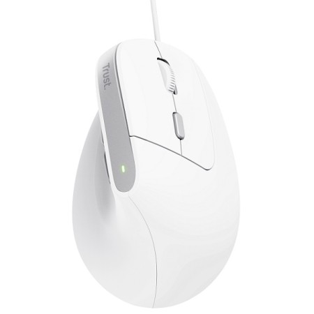 Rato Trust Bayo II Ergonómico White