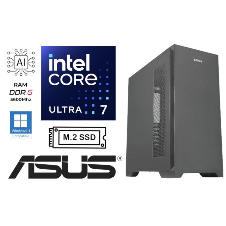 ThunderChip® AI ULTRA i7 - Intel Core Ultra 7 265K  - 32GB - 1TB m.2 SSD