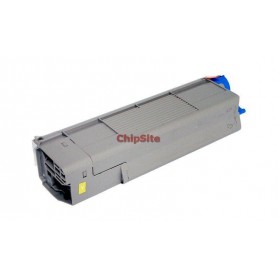 OKI 43865721 Yellow C5850 / C5950 / MC560 Toner Compativel