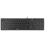 Teclado Genius SlimStar 126  Black USB