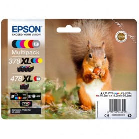 Epson 378XL +478XL  Multipack 6 Cores