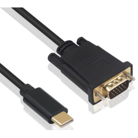 Ewent Cabo conversor USB Tipo C para VGA 1.8 metros