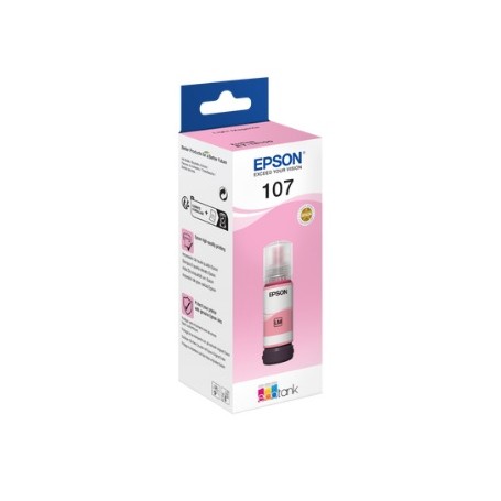 Epson 107 EcoTank Light Magenta ink bottle